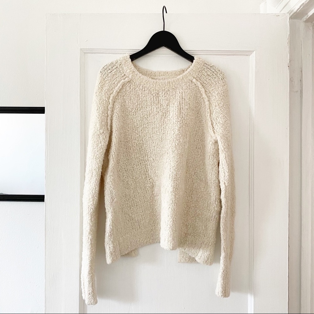 A&F Teddy Swing Back Sweater